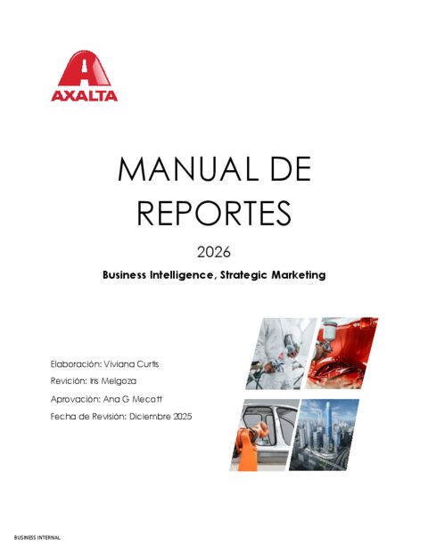 Portada de Manual Reportes 2026