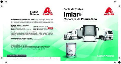 Portada de Economico Carta Imlar Poliuretano