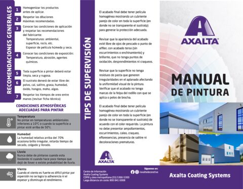 Portada de Tripticocpa Carta Print Manualdepintura