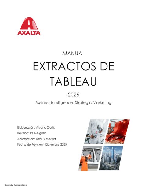 Portada de Manual Extractos Tableau
